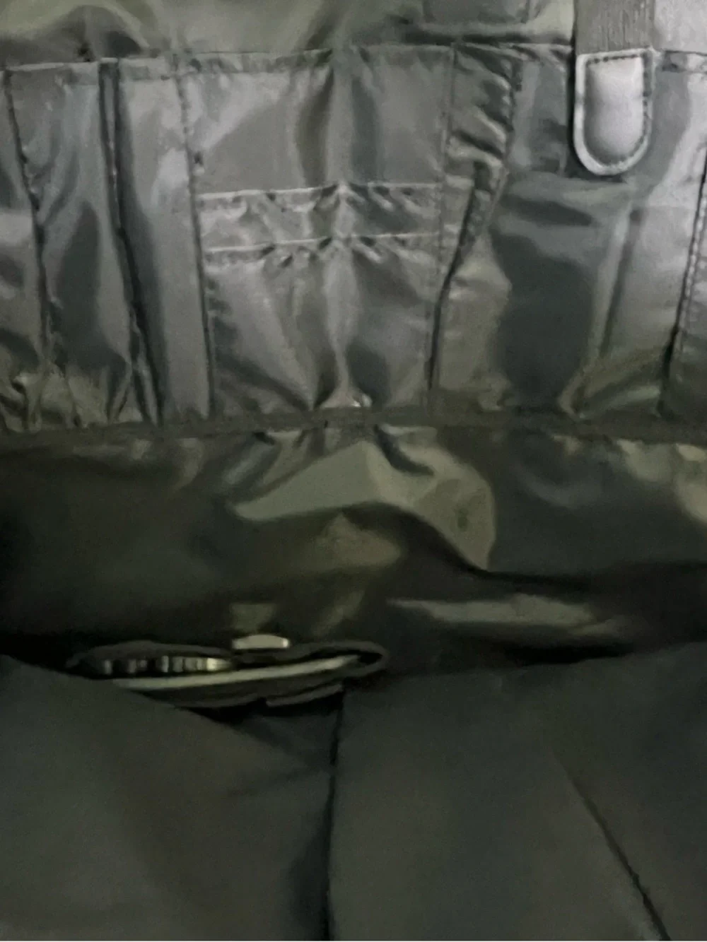 Black Hanging Garment Organizer - Travel Jacket & Coat Carrier